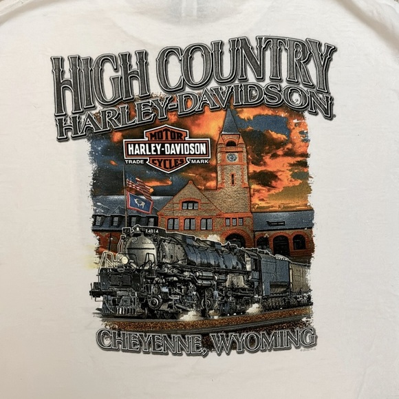 Harley Davidson High Country Cheyenne, Wyoming Tee - Picture 5 of 5